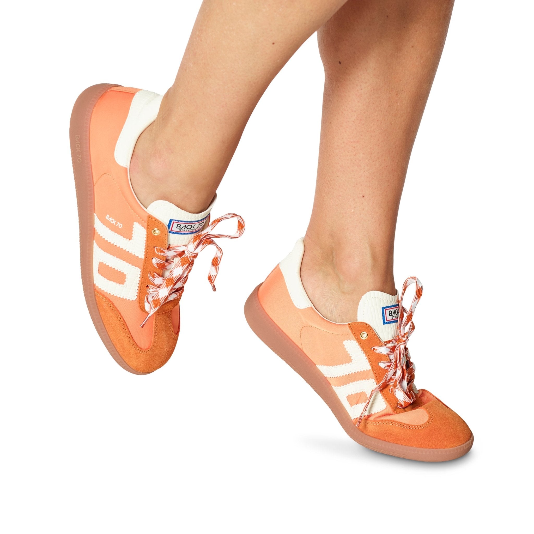 back 70 ghost orange on foot