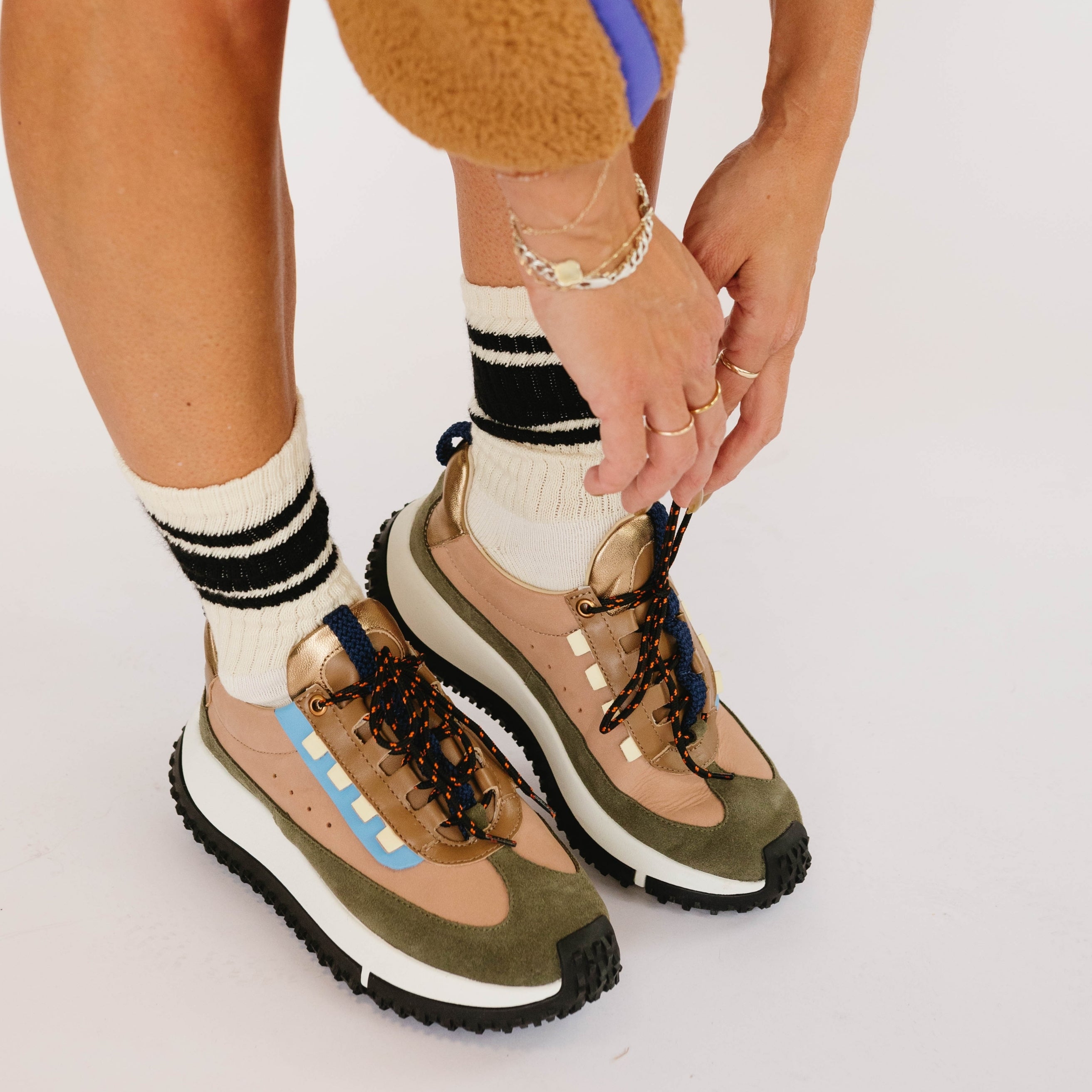 プロフみてねcotton 4CCCCEES Kapok Pinto Sneaker