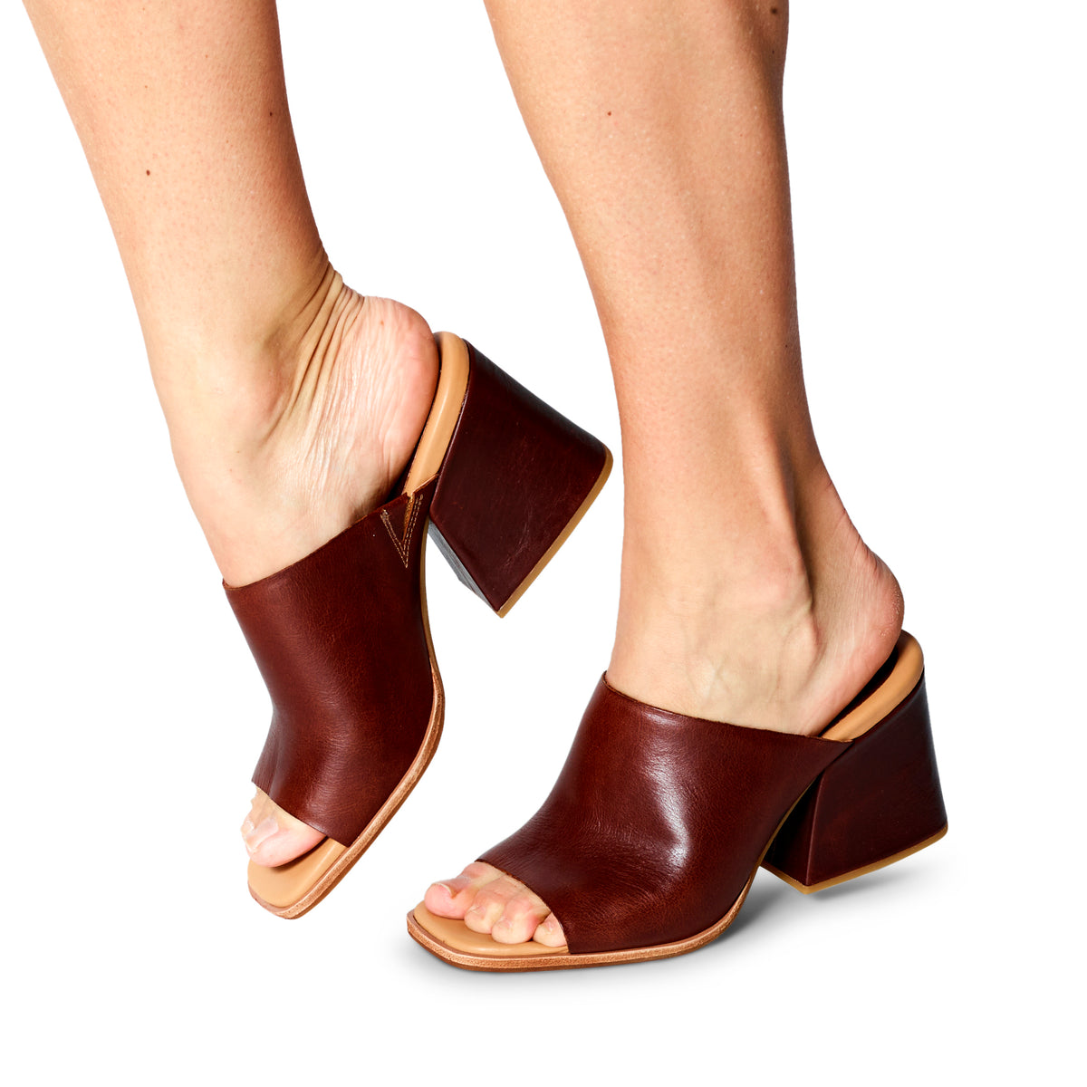 Sandales Femme Korks By Kork-Ease En Cuir Marron - Talon Compensé, Bride Cheville - Pointure 8 US - Occasion