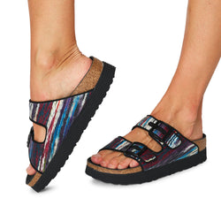 Arizona Pap - Chattanooga Shoe Co.Birkenstock1025454Multi Turquoise (Black)