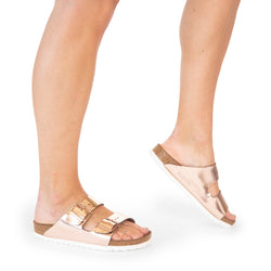 Arizona Soft Metallic - Chattanooga Shoe Co.Birkenstock0952093Copper (Pink)