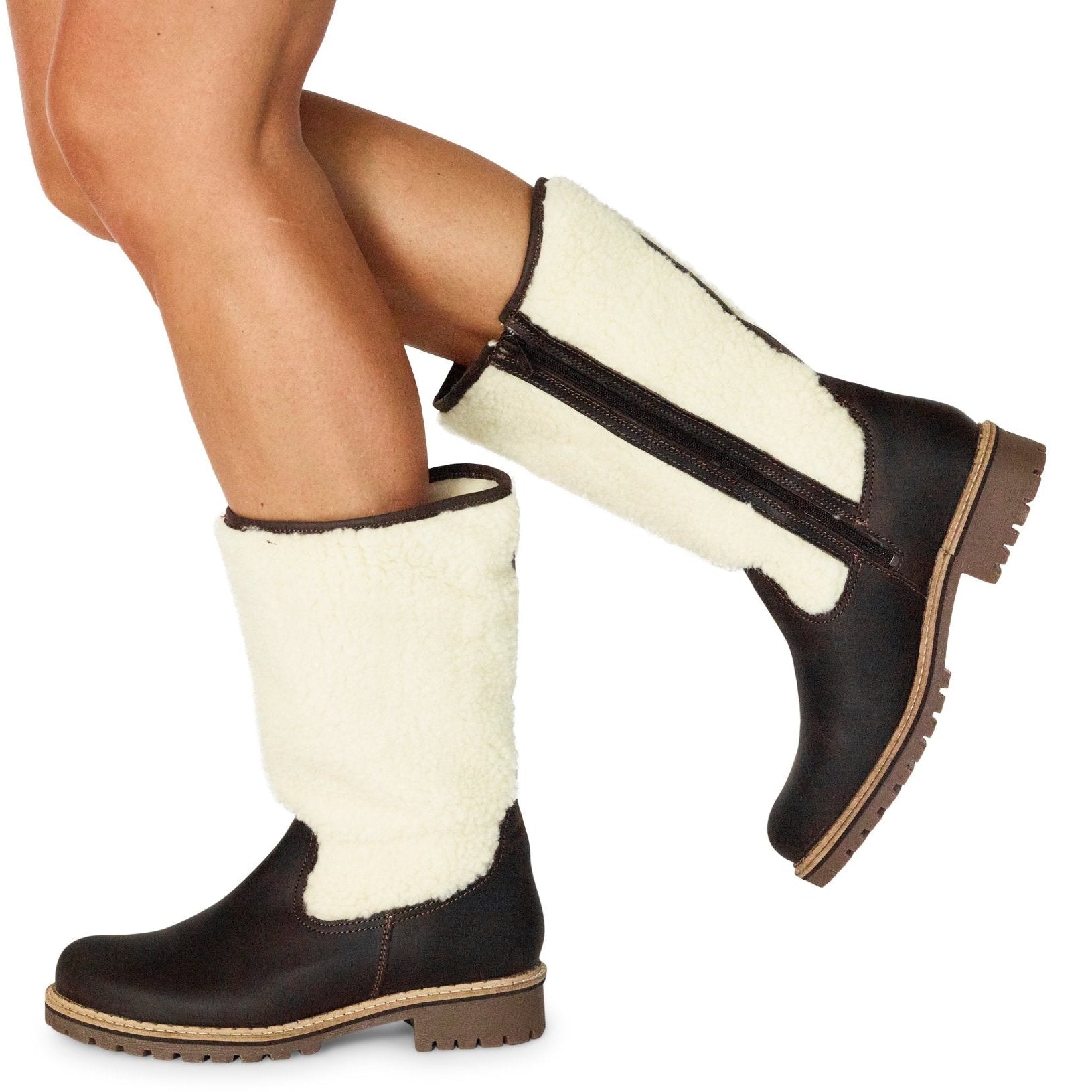 Hannah - Chattanooga Shoe Co.Bos & CoDark Brown Beige