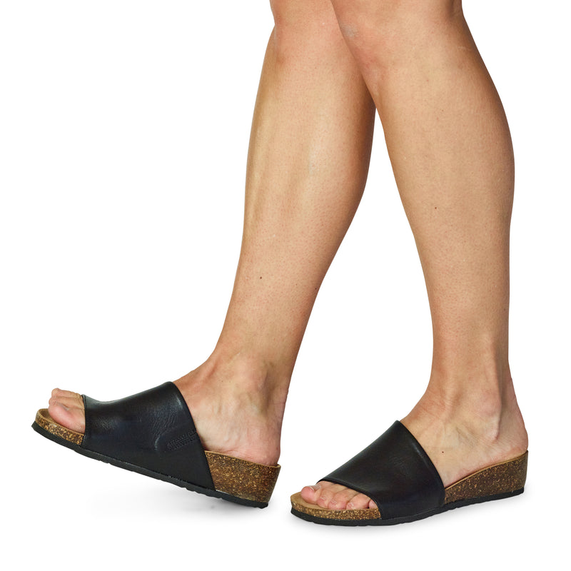 Black Spatola grained-leather sandals | Marsèll | MATCHES UK