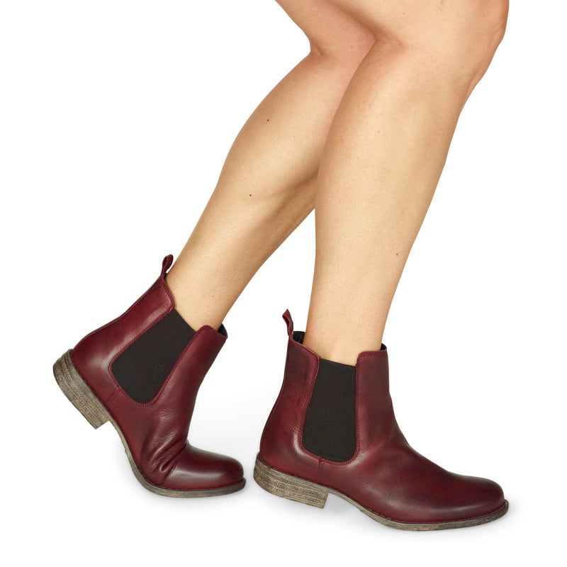 ミズムーズ Miz Mooz Womens 6319 Boots Maroon Size 5.0 レディース